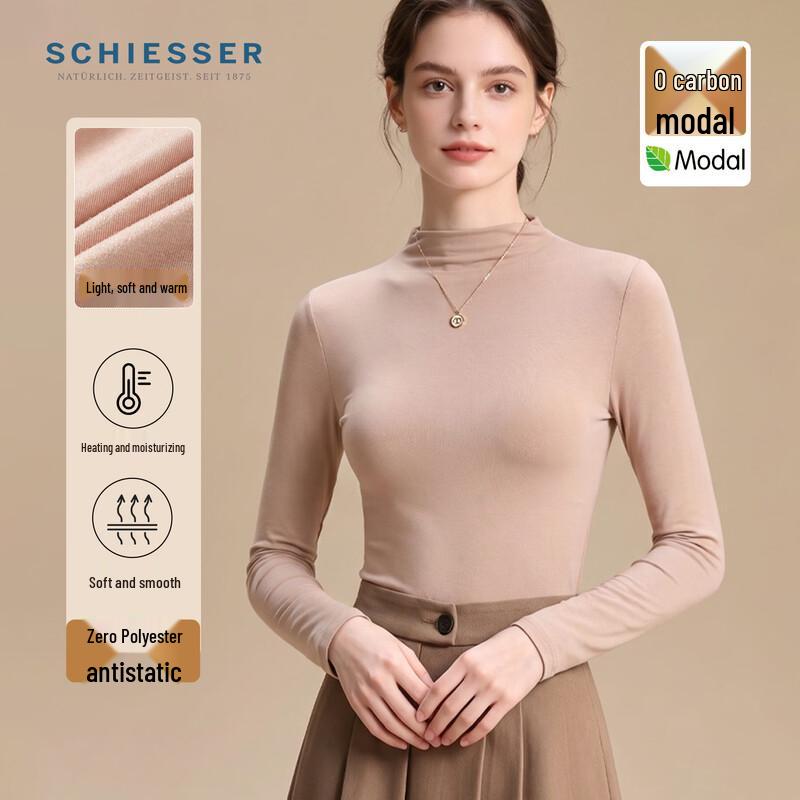 Schiesser Women's Modal Thermal Long-Sleeve Top