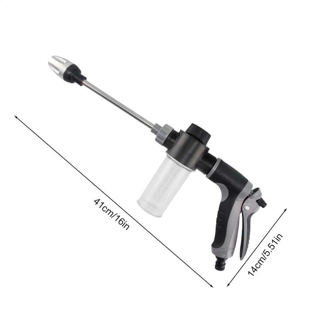 Portable High Pressure Washer Rust Resistant Ergonomic 360 Rotation Water Sprayer Hose High-pressure Nozzle For Car Washing