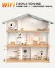 Topcony Pet 8MP and 5GHz WiFi Indoor Security Camera Camera, 4K, 2.4 Compatible, iPhone/Android Camera/Monitoring