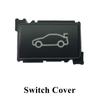 Tailgate Rear Trunk Switch Button Cover for BMW F10 F07 F18 F02 F01 F06 Plastic Black Tail Cover Switch 61319200316