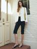 OUEL Slit Capri Pants_Black