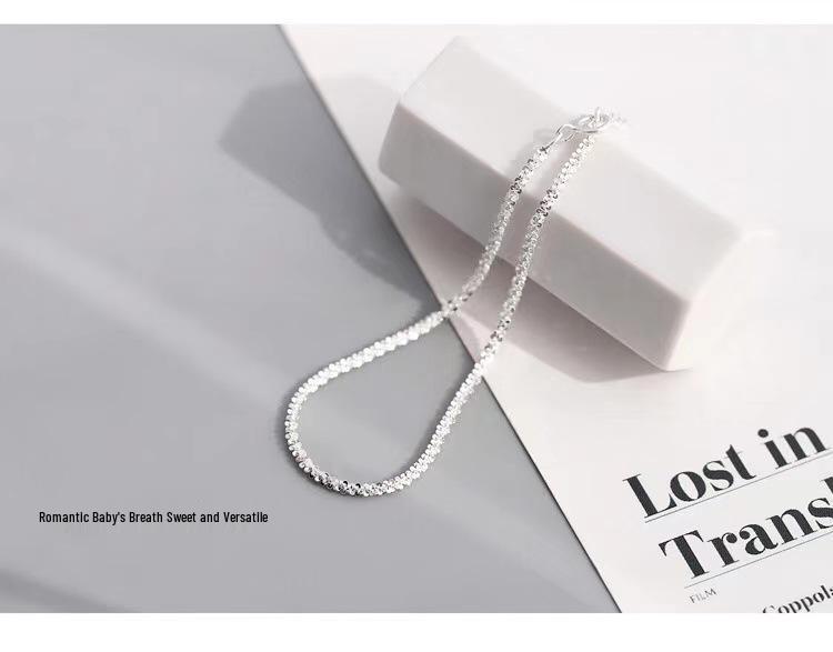 925 Sterling Silver Starry Sky Bracelet for Women - Summer Korean Mori Style, Simple & Trendy Hand Jewelry