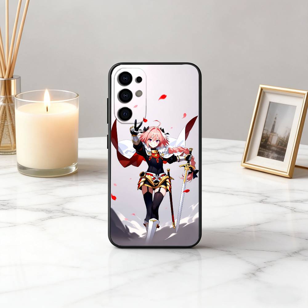 F-Fate A-Apocrypha A-Astolfo-faa-es Phone Case For Samsung S25,S24,S21,S22,S23,S30,Ultra,S20,Plus,Fe,Lite,Note,10,Black Cover