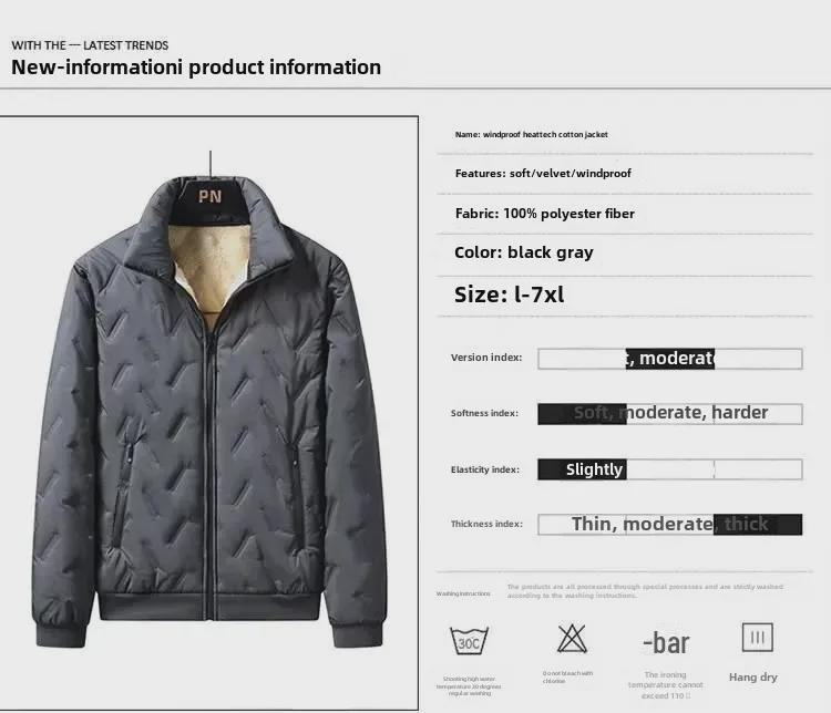Men's Winter Waterproof Stand Collar Jacket