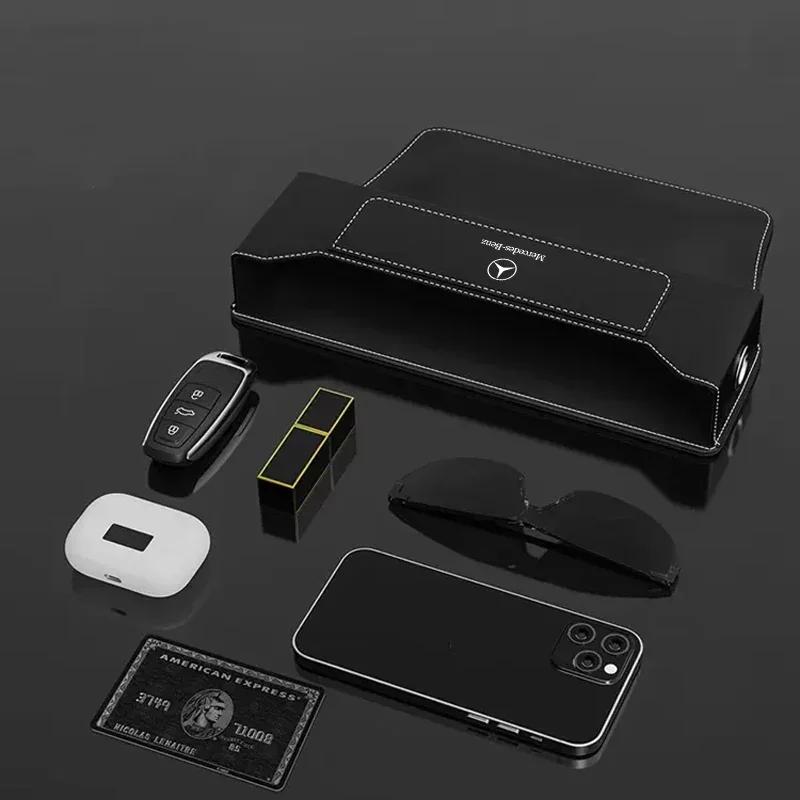 Car Seat Gap Organizer Seat Crevice Slot Storage Box For Mercedes Benz C180 C200 C260 C300 W108 W124 W126 W140 W168 W169 W176