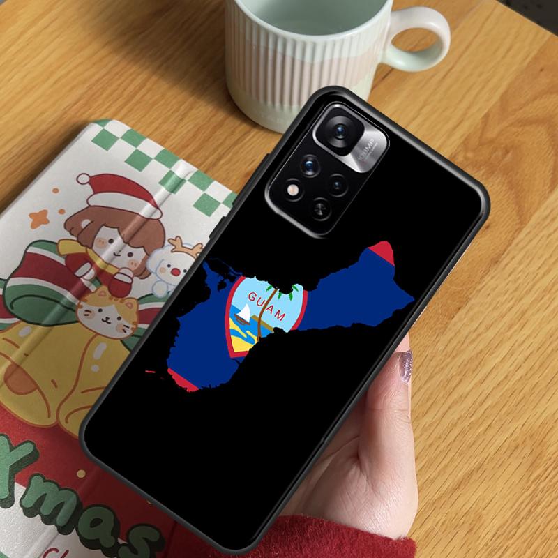 Guam Flag Case For Xiaomi Redmi Note 14 13 12 11 10 9 15 Pro Plus Redmi 15C 13 10C 12C 13C 14C 15 Cover