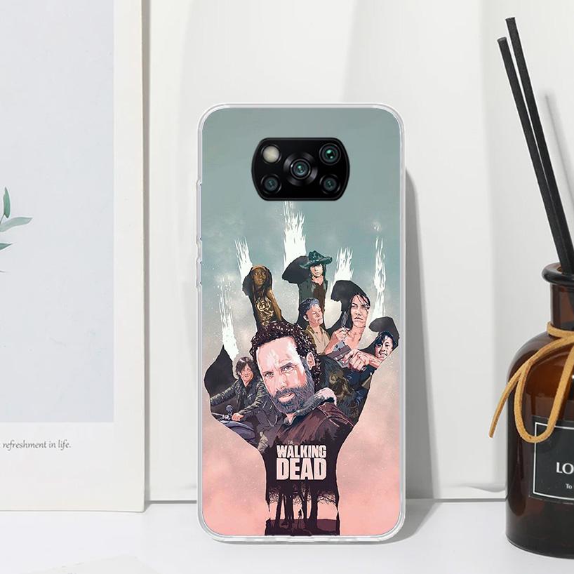 The Walking Deads TV Phone Case For Xiaomi Poco X7 X6 X5 M7 M8 Pro F7 Ultra Redmi 15C 15 13C 13 12C 12 10 10C 10A Art Fundas Poc