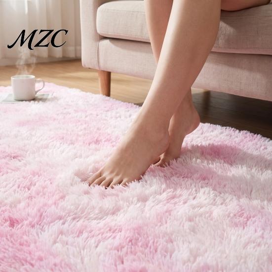 Plush Area Rug for Living Room Shag Rug, Fluffy Tie-Dye Indoor Soft Fuzzy Anti-Skid Cushioning Floor Comfort Modern Furry Carpet Bedroom Kids Nursery