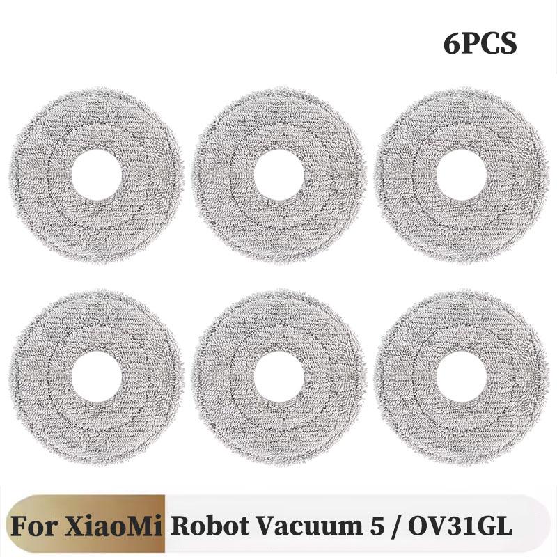 For Xiaomi Robot Vacuum 5 / OV31GL Cleaner Accessories Main Side Brush Mop Cloth HEPA Filter Dust Bag Replacement Spare Parts