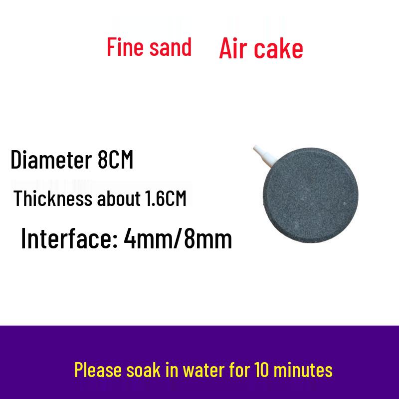 Nano Bubble Disc Air Stone: Oxygen Pump for Fish, Planted & Shrimp Tanks, Fine Aeration