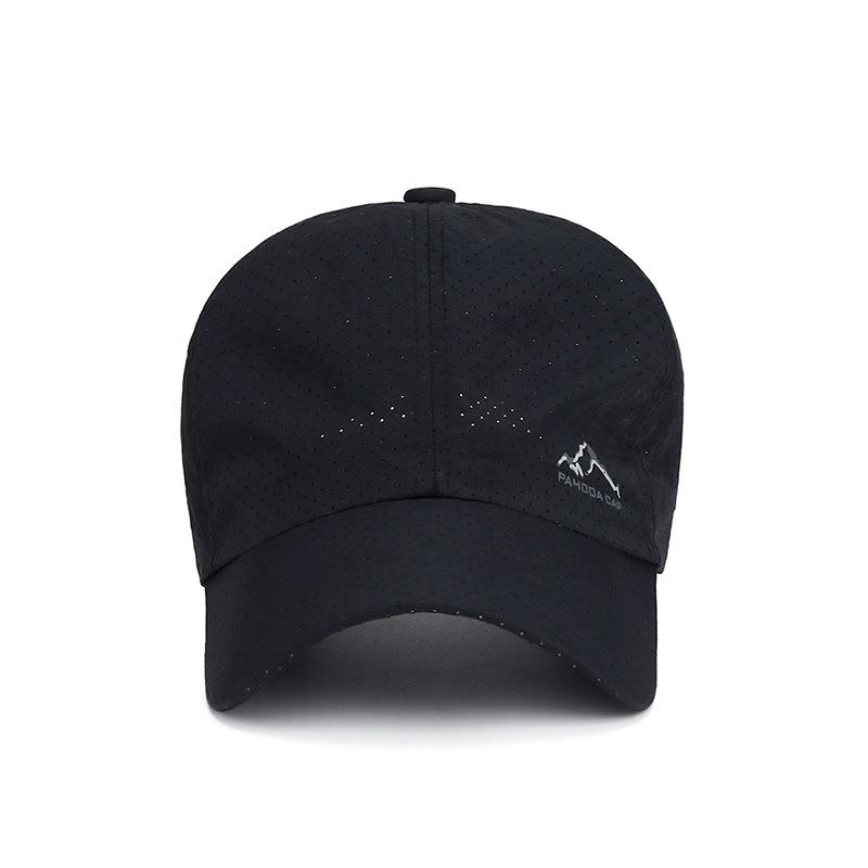 Schnelltrocknende Kappen für Herren Atmungsaktive Perforierte Vollmesh-Baseballkappen Bedruckte Bergkappe Baseballkappen