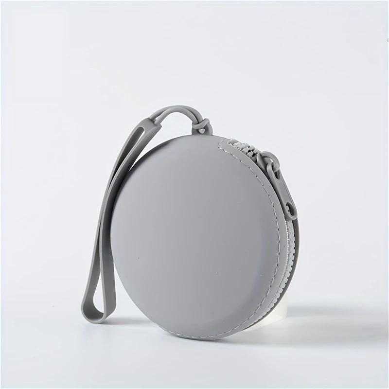 1Pc Silicone Pet Treat Pouch, Portable Travel Training Bag Round Silicone Snack Bag for Dogs and Cats Pet accessories