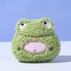 Pet Toy Cartoon Animal Shape Bite-Resistant Plush Toy with Dual Sound Design Mini Portable Size Crinkle Sound Pet Dog Toy