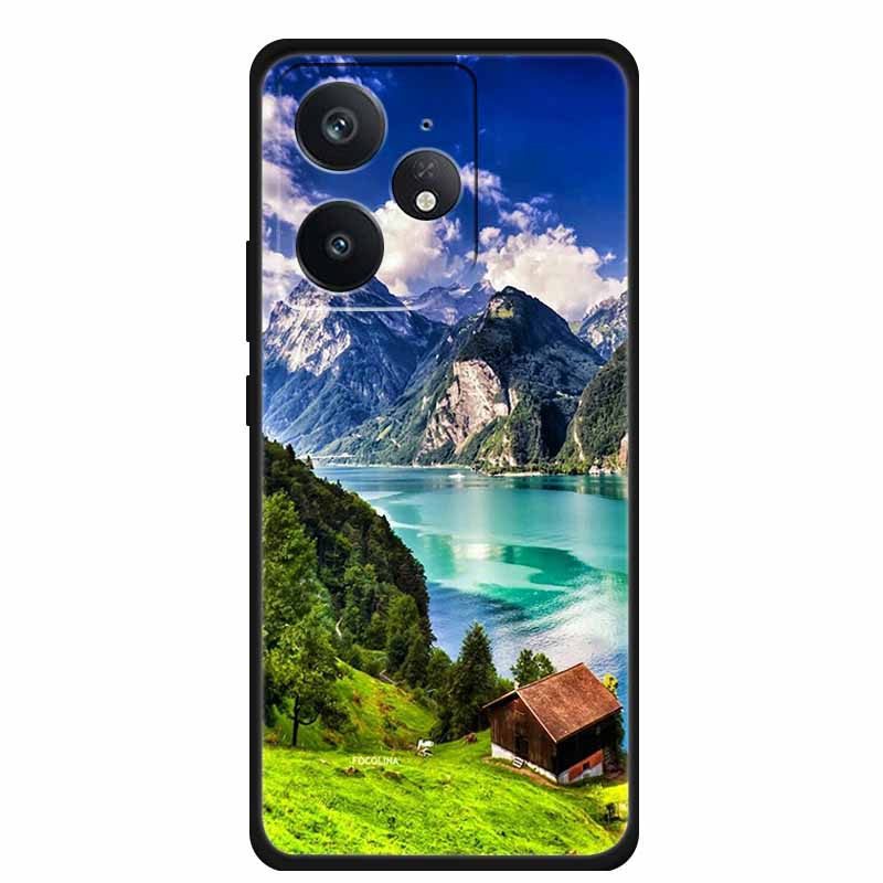 Phone Case For Realme Neo 7 Back Cover Case Shockproof Black Silicone Soft Funda For Realme Neo7 5G Case Coque Shockproof Capas