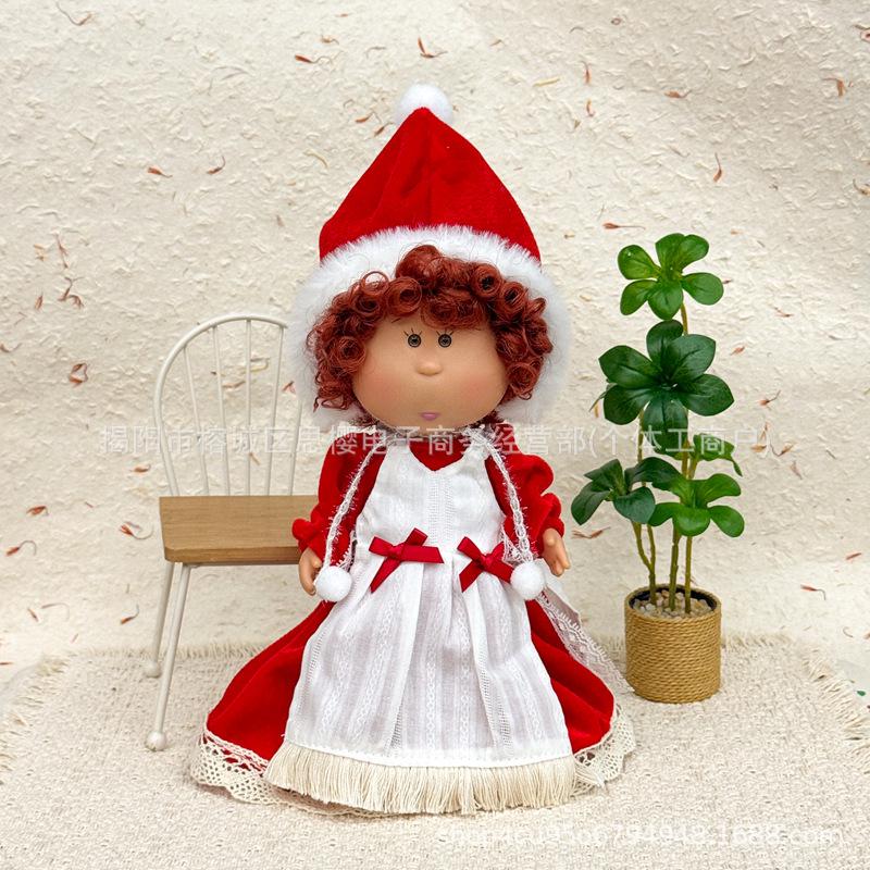 24cm Spanish Mia Potato Doll Dress-Up Set with Plush Outfit