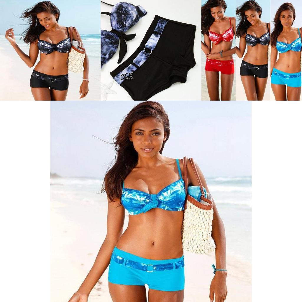 Women Sexy Wrap Push Up Boxer Sport Bikinis Sets For Summer Swimsuit Underwire With Premium Quality And Timeless Design