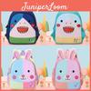 Childrens Animal Pattern School Bag With Lightweight Nylon Material And Ventilated Back Panel For Daycare
