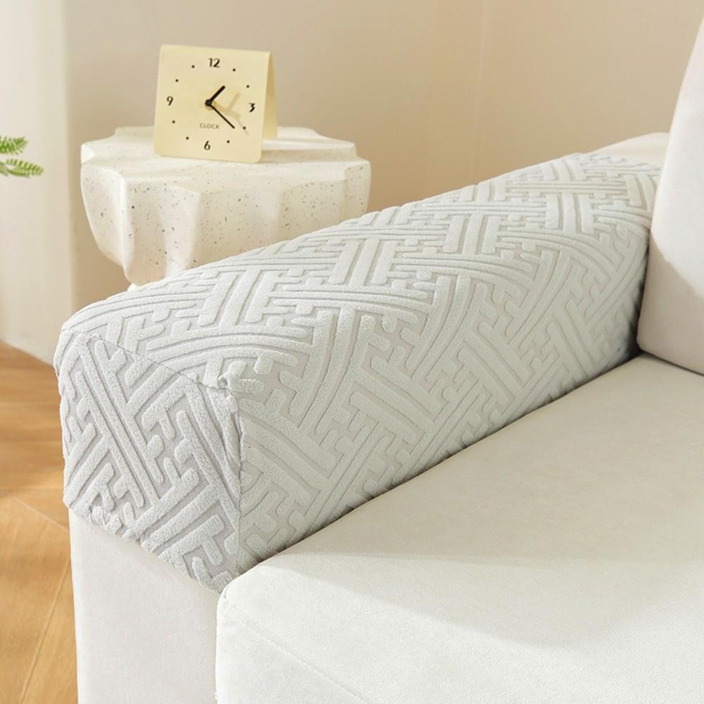 Universal Stretch Sofa Armrest Cover Anti Slip Elastic Sofa Cover Jacquard Fabric Couch Arm Protector for Home Furniture Decor