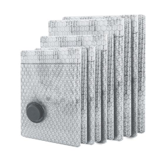 Vacuum Compression Bags with Rechargeable Air Pump Travel Storage Bag Fast Compression Packing Bags for Luggage Suitcase Clothes