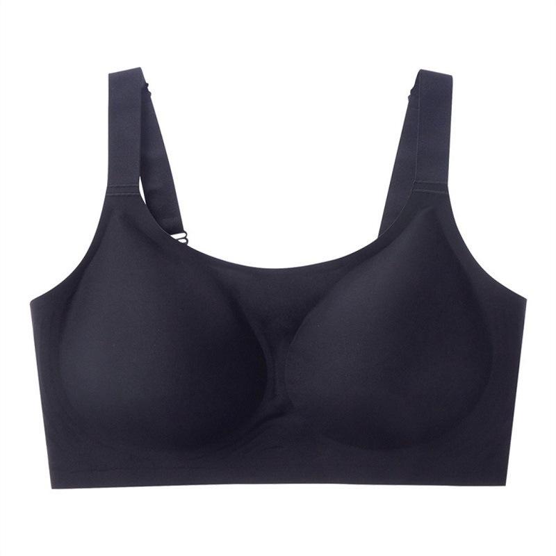 Plus Size Women Seamless Soft Support Full Cup Large Bust Daily Bra