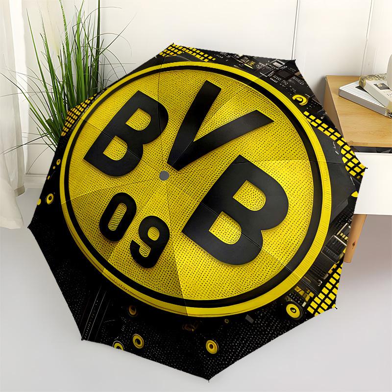 

BVB, Dortmund Automatic Opening and Closing, 8 rib Structure Portable Umbrella, Suitable for Men and Women in All Seasons Perfect Gift for