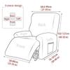 Split Recliner Sofa Cover for Living Room Spandex Relax Lazy Boy Chair Cover Elastic Armchair Cover Furniture Protector Covers