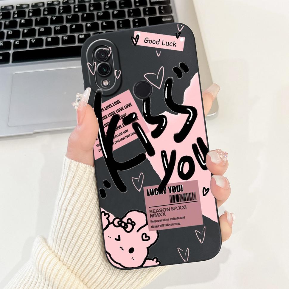 For Xiaomi Redmi Note 7 Case 2019 Lovely Cartoon Painting Back Cover Soft Slim Phone Case For Redmi Note 7 Note7 Bumper 6.3"