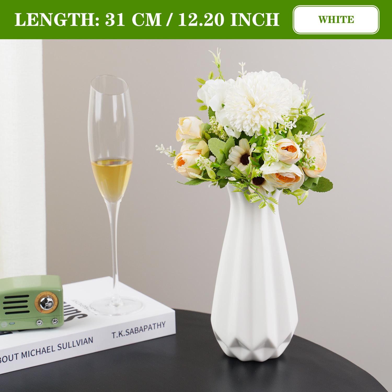 Retro Silk Rose Bouquet with Hydrangea Peony Artificial Flowers Vintage Bride Handheld Fake Flower Home Wedding Decor Accessory