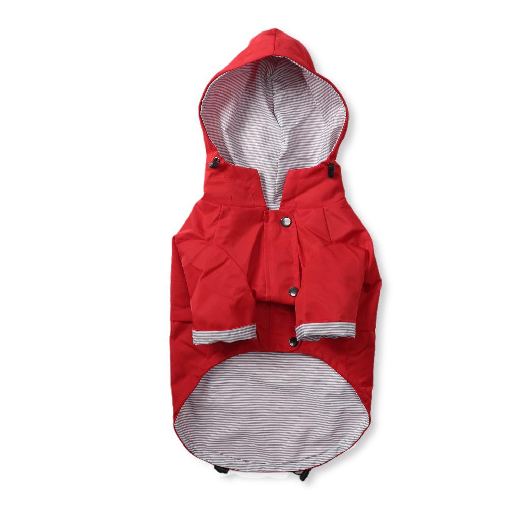 Fashion Multi Colors Dog Rain Coat Pet Waterproof Jacket S-5XL Medium Large Dog Clothing Hoodies