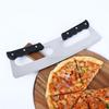 Double Handle Stainless Steel Pizza Cutter Large Size For Fast Easy Slicing Through Thick Crusts Pizza Wheel