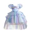Girl S Rainbow Tulle Princess Cake Gown For Performance