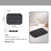 Non-stick Carbon Steel Muffin & Cake Mold (4/6/9/12 Cups)