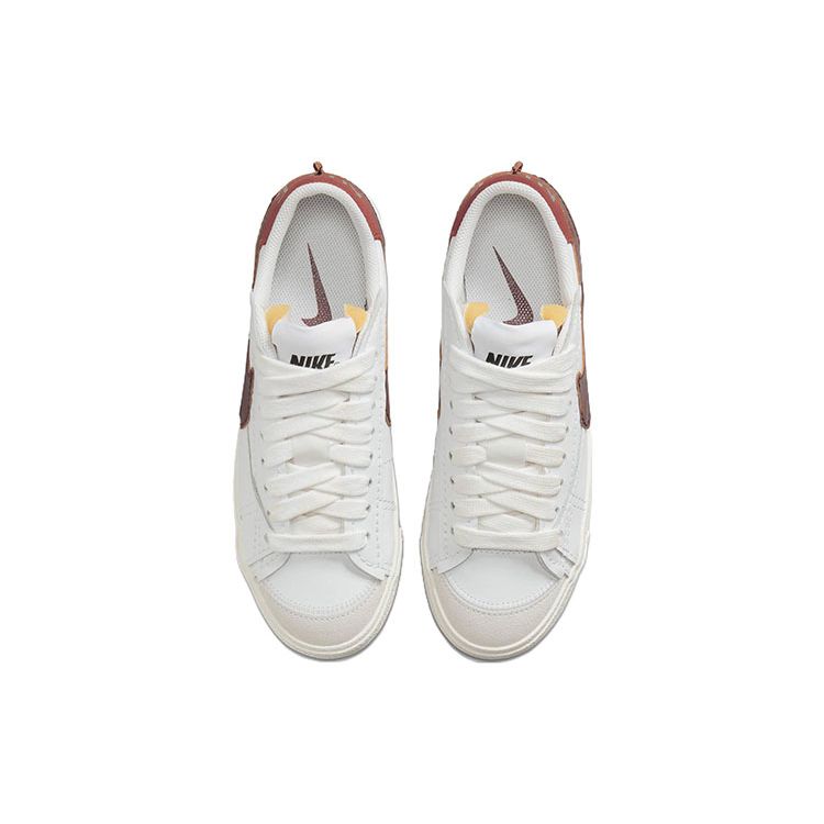 Nike  Blazer Low 77 Jumbo White Dark Beetroot Women Sneakers Cinnabar Black DQ1470-104