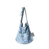 Snack eco crossbag_Paisley blue