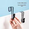 Cat-Shaped Wrought Iron Over-the-Door Hook - Nail-Free, Adhesive-Free 
