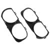 Pair Headlight Lamp Cover Trims Bezels Decoration 68259053ab Replacement For Dodge Challenger Scat 2015?2019