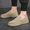 Scarpe da Ginnastica da Uomo alla Moda Slip On Scarpe di Tela Morbide da Passeggio Scarpe Vulcanizzate Nuovi Mocassini Casual da Uomo Leggeri da Esterno Uomo Piatte