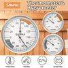 1 Pc Dial Hanging Household Sauna Hygrometer Thermometer for Room Temperature Testing Sauna Thermometer Hygrometer