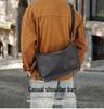 Genuine Leather Men's Crossbody Bag - High-End, Large Capacity, Casual Outdoor Shoulder Bag