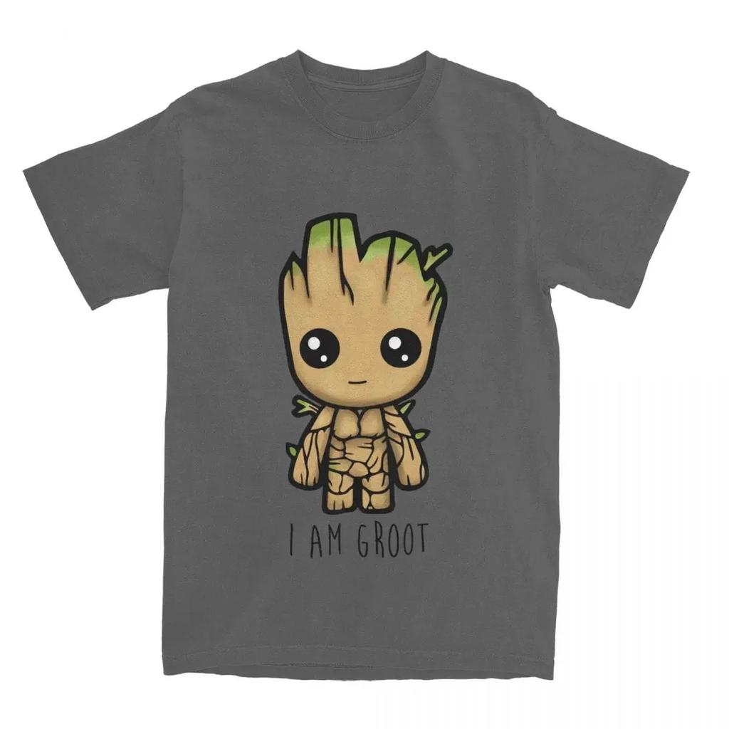 Heren Dames T-shirt I Am Groot Guardians Of The Galaxy Nieuwigheid 100% Katoen T-shirts Korte Mouw T-shirts O-Hals Tops Zomer#Kleur