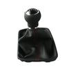 for Seat Leon III MK3 2012-2020 LHD with Shifter Level Stick Gaiter Boot Dust Cover 5/6 Speed Gear Shift Knob New