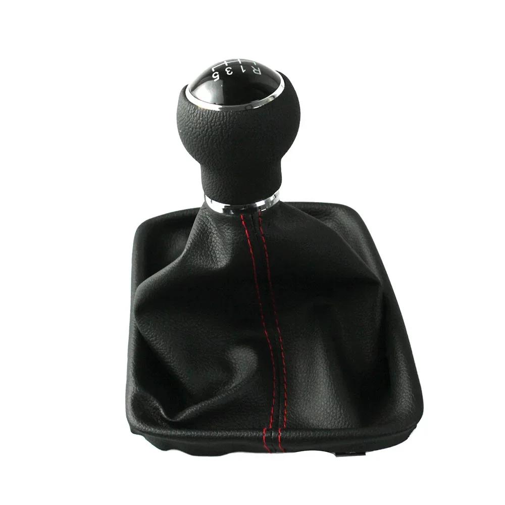 for Seat Leon III MK3 2012-2020 LHD with Shifter Level Stick Gaiter Boot Dust Cover 5/6 Speed Gear Shift Knob New