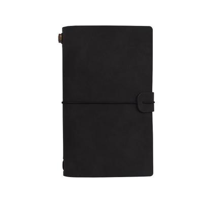 Diario di Viaggio Vintage a Fogli Mobili - Copertina Morbida, Quaderno Diario con Rilegatura a Timbro