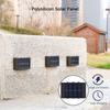 Waterproof Solar Light Lamp Warm Light Up And Down Luminous Solar Wall Lamp 4/6/8/10/12/16LED Outdoor Solar Lights Halloween
