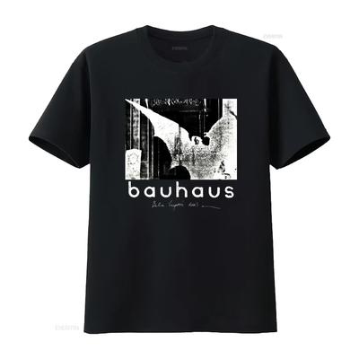 Bauhaus Bela Lugosis Dead Band Gothic Rock Print T Shirt Slightly Stretched Comfortable Styli