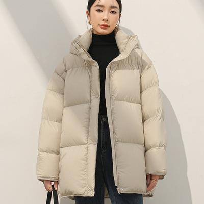 New Cotton-padded Jacket Women's Winter Long Korean Loose Padded Cotton-padded Jacket Joker Fashion Coat.