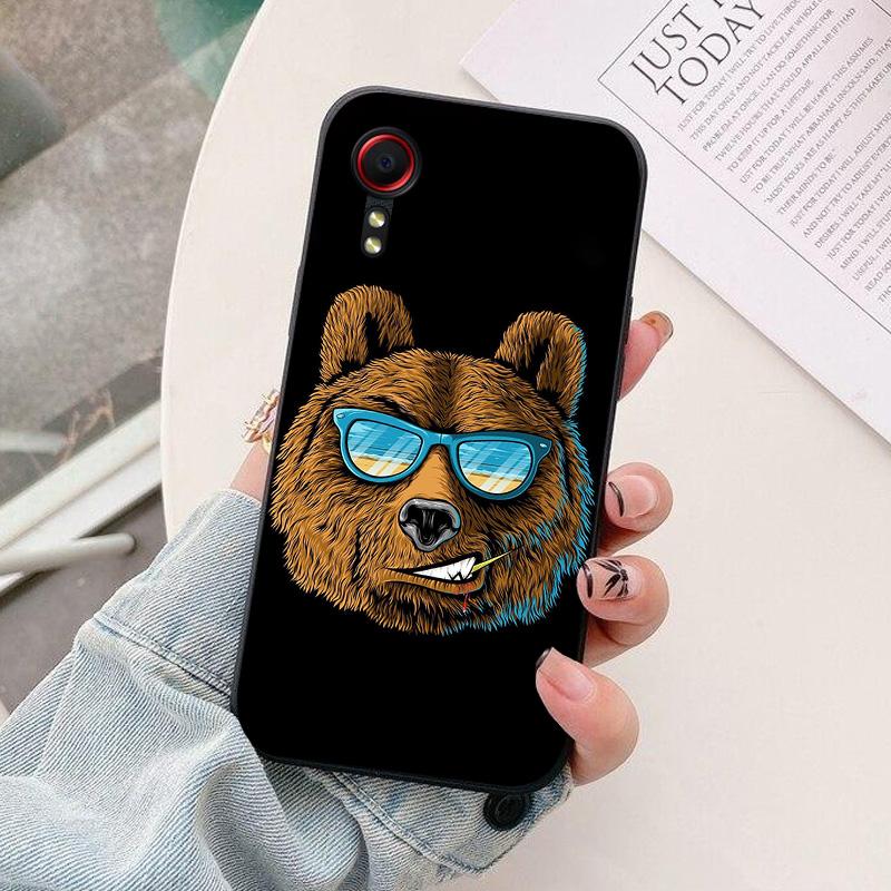 For Samsung Galaxy Xcover 5 EE Phone Case astronaut Silicone Camera Protection Back Cover For Samsung Xcover5 G525F 5EE Coque