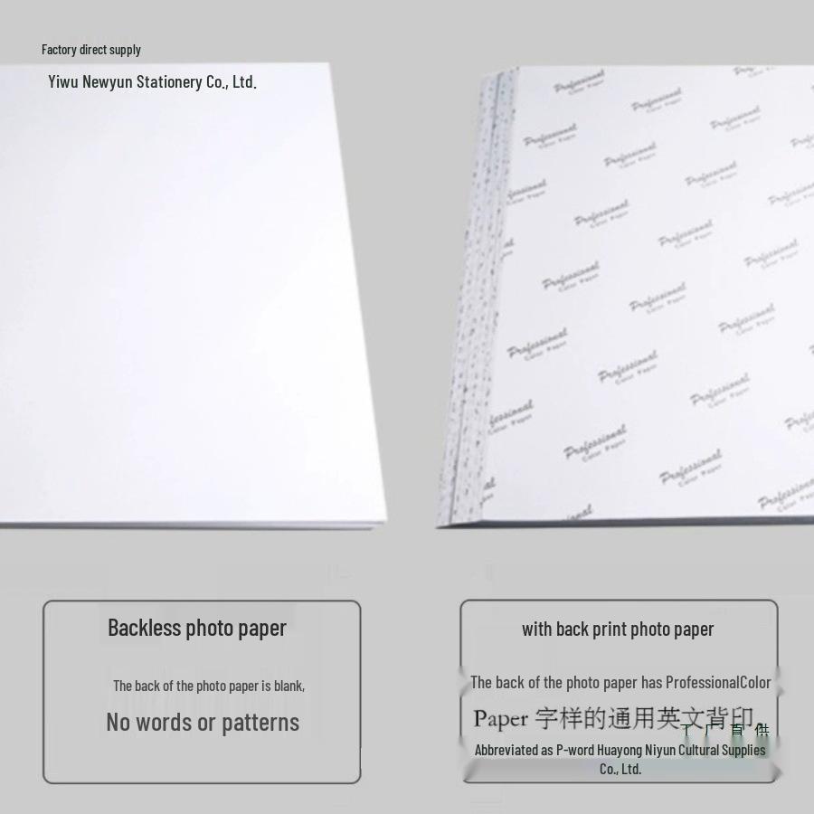 A4 High Gloss Photo Paper, 5x6" A6 Size, 180g Inkjet Photo Paper, White, 230g Package, 200 Sheets