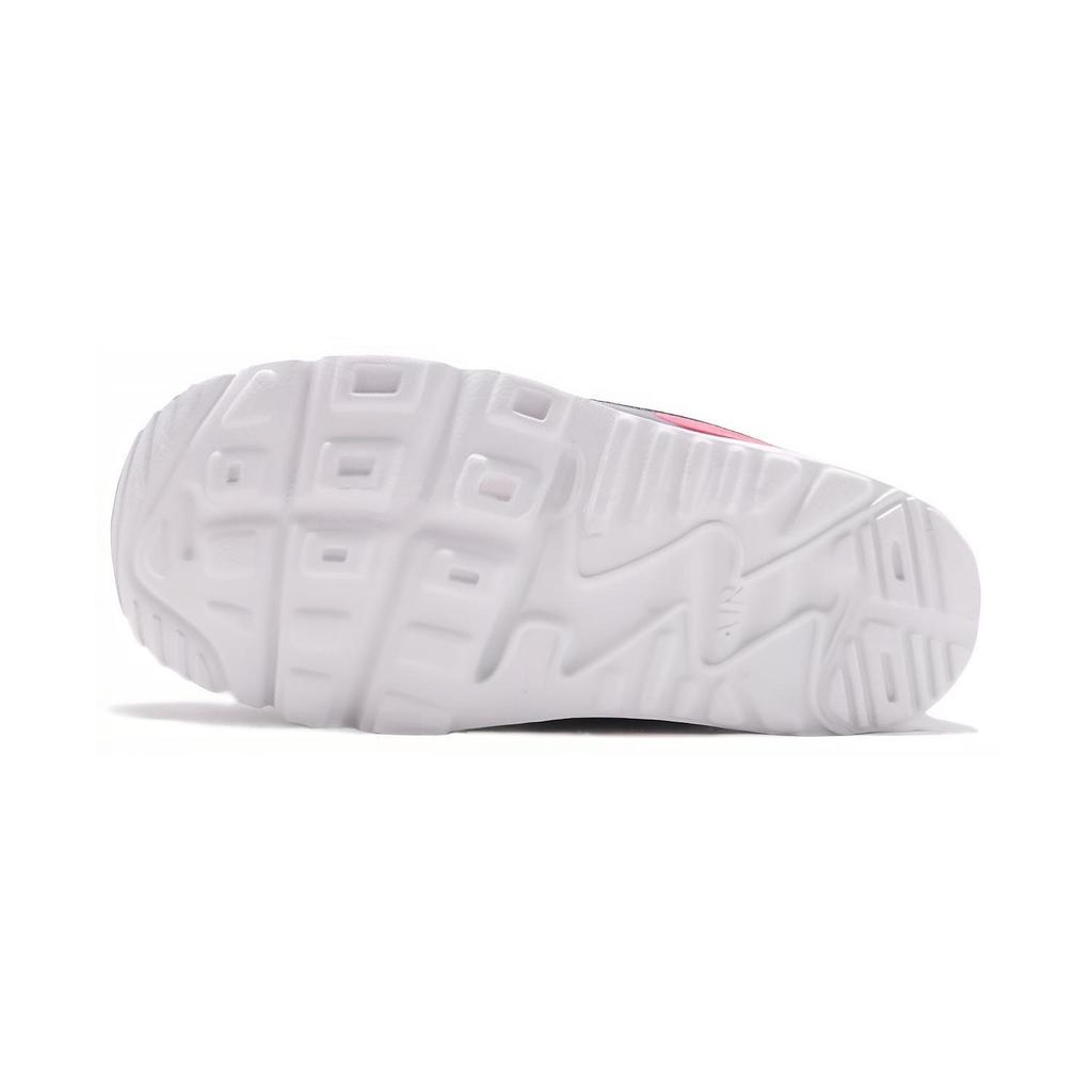 Nike Air Max Tiny 90 Comfortable Low top Kids' Running Shoes White Blue Orange Children Aged 3 7 Years Old 881926-005