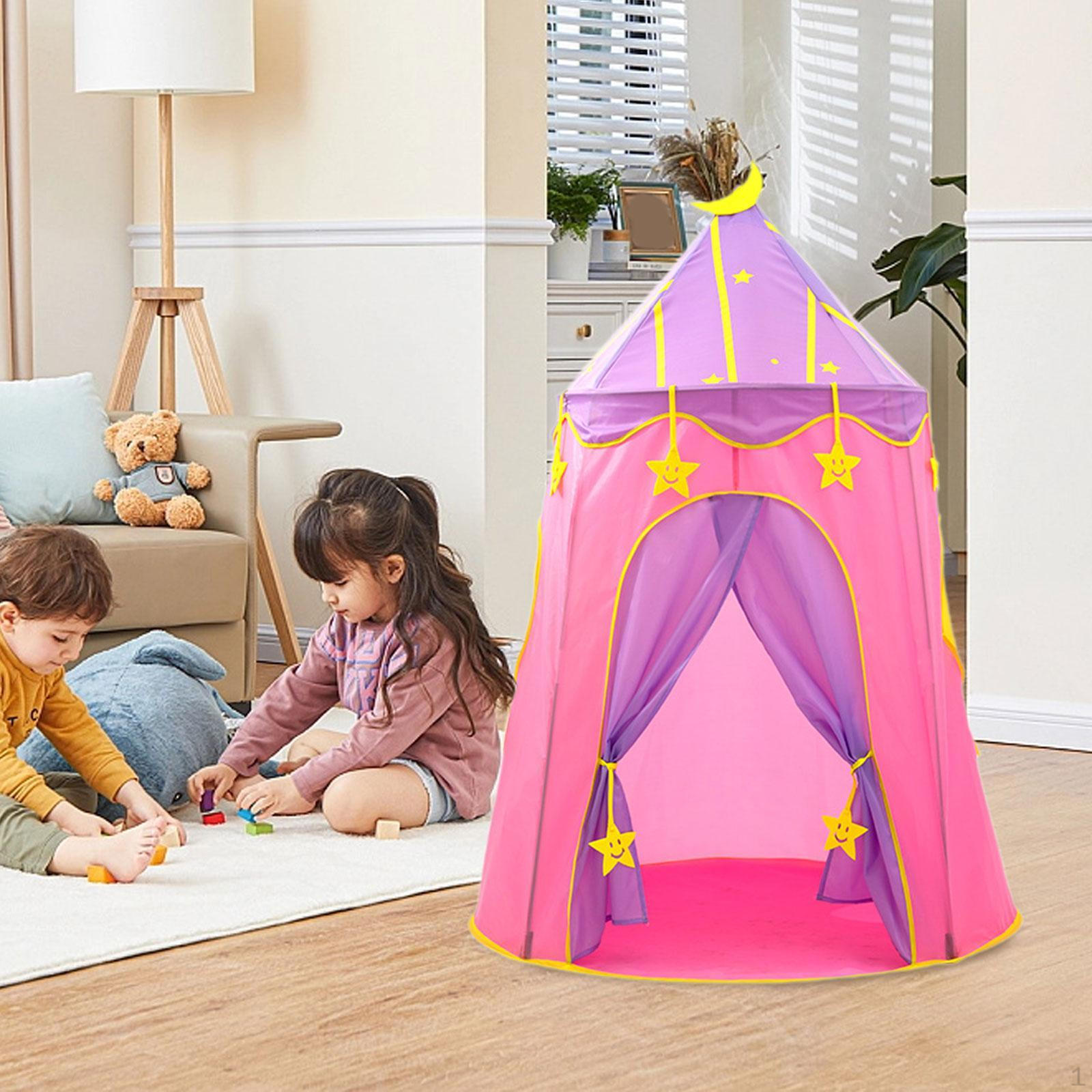 

Детская игровая палатка, детская палатка, складной домик-вигвам, Princes Princess для дневного ухода, дети розовый